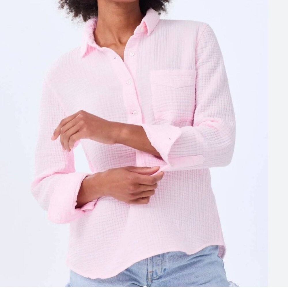 Alice Walk Cloud Organic Cotton Triple Gauze Top
